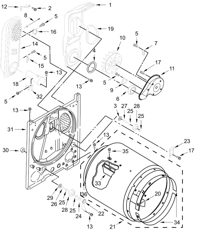 Diagram for WGD4105SW1