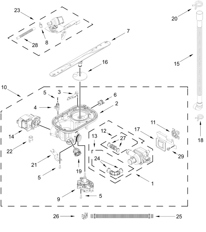 Diagram for WDT740SALZ4