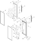 Diagram for Refrigerator Door Parts