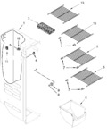 Diagram for Freezer Liner Parts