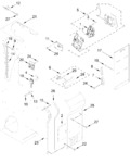 Diagram for Freezer Liner And Air Flow Parts