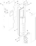 Diagram for Freezer Door Parts