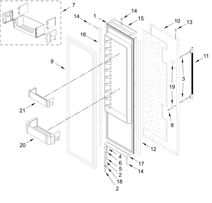 Diagram for KBSD736SPS00