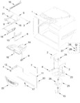 Diagram for Freezer Liner Parts