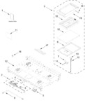 Diagram for Burner Box And Griddle Parts