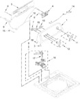 Diagram for Controls And Water Inlet Parts