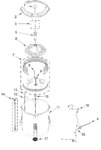 Diagram for Basket And Tub Parts
