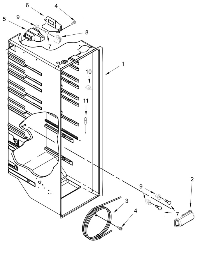 Diagram for WRS325SDHW01