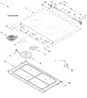 Diagram for Cooktop Parts