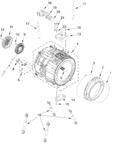 Diagram for Tub And Basket Parts