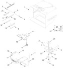 Diagram for Freezer Liner Parts