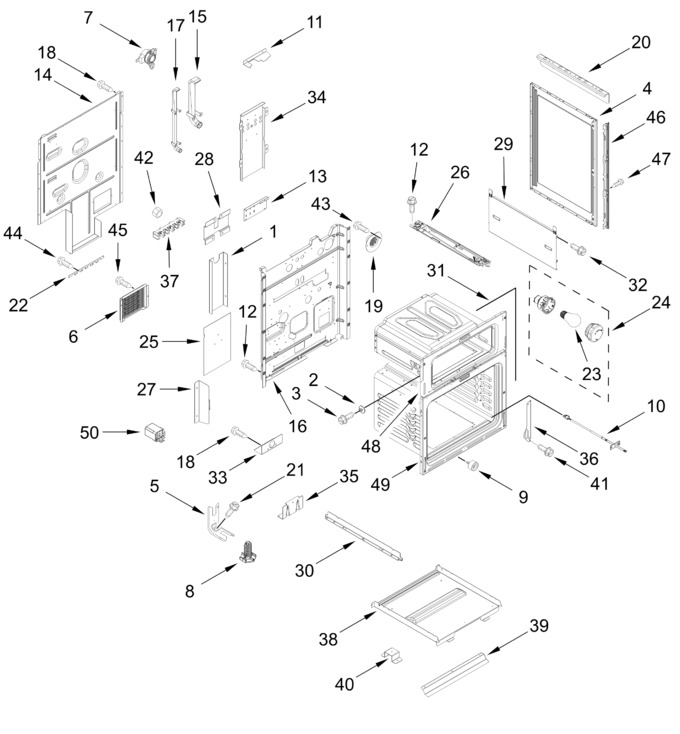 Diagram for YKFED500ESS9
