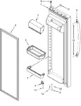 Diagram for Refrigerator Door Parts