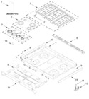 Diagram for Cooktop Parts