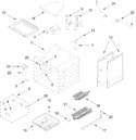 Diagram for Oven Parts (30 In)