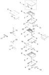 Diagram for Freezer Shelf Parts