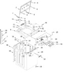 Diagram for Top And Cabinet Parts