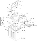 Diagram for Top And Cabinet Parts