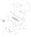 Diagram for Freezer Liner Parts