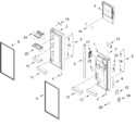 Diagram for Refrigerator Door Parts