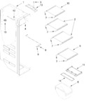 Diagram for Freezer Liner Parts