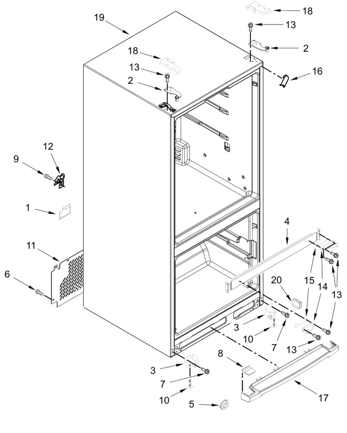 Diagram for WRF560SFHW06