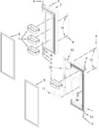 Diagram for Refrigerator Door Parts