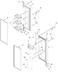 Diagram for Refrigerator Door Parts