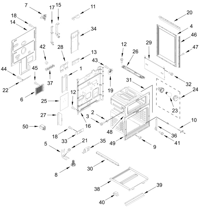 Diagram for YKFED500EBS7