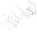 Diagram for Microwave Door Parts