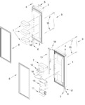 Diagram for Refrigerator Door Parts