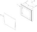 Diagram for Freezer Door Parts