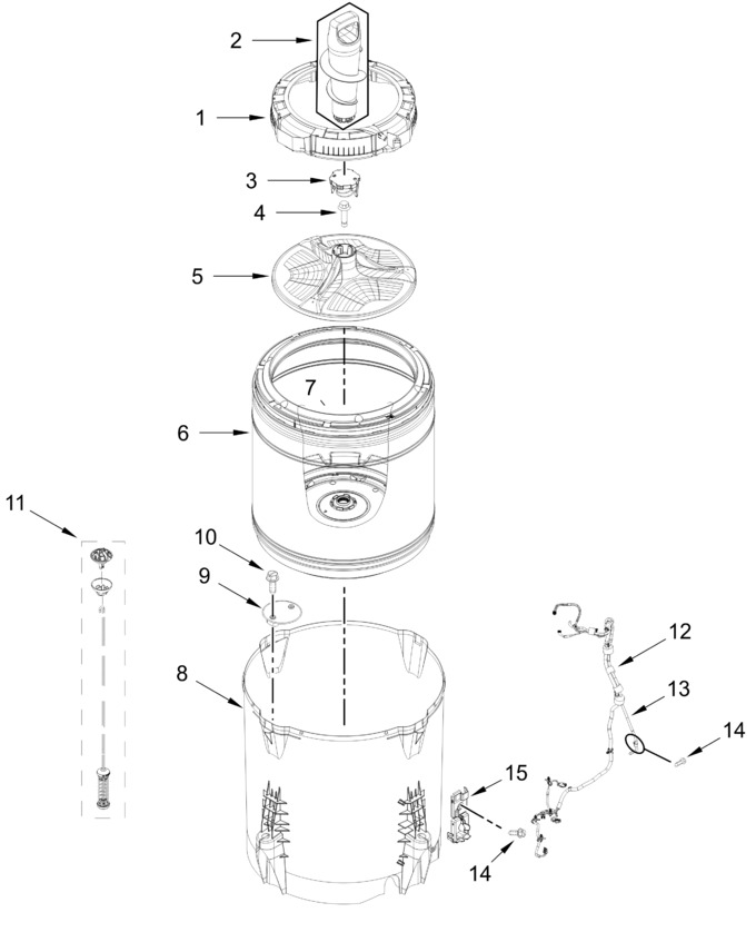 Diagram for WTW8127LC3