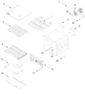 Diagram for Internal Oven Parts