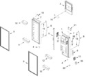 Diagram for Refrigerator Door Parts