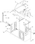 Diagram for Top And Cabinet Parts
