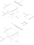 Diagram for Refrigerator Shelf Parts