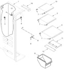 Diagram for Freezer Liner Parts