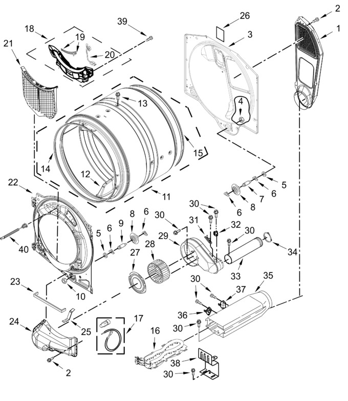 Diagram for YWEF5727TW0