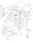 Diagram for Dryer Cabinet Parts