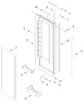 Diagram for Refrigerator Door Parts