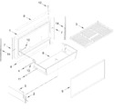 Diagram for Freezer Door And Basket Parts