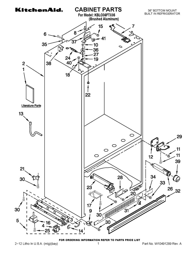 Diagram for KBLO36FTX05
