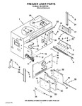 Diagram for 05 - Freezer Liner Parts