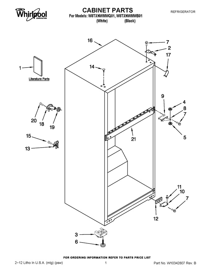 Diagram for W8TXNWMWQ01