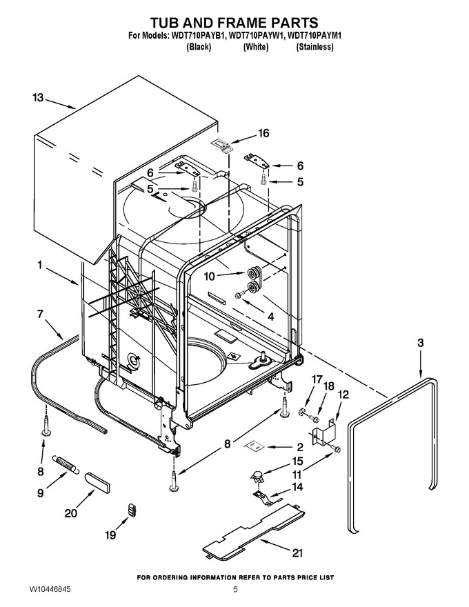 Diagram for WDT710PAYW1