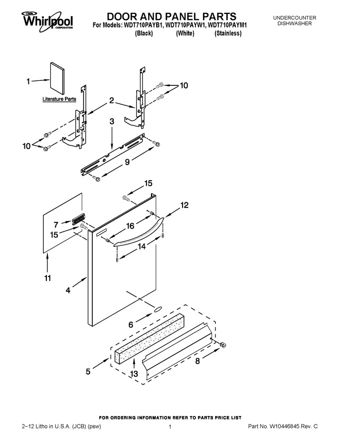 Diagram for WDT710PAYW1
