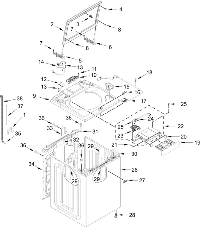 Diagram for MTW6200RR1