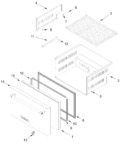 Diagram for Lower Drawer Parts