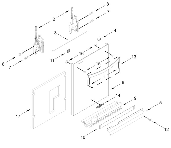 Diagram for WDT750SAKW5